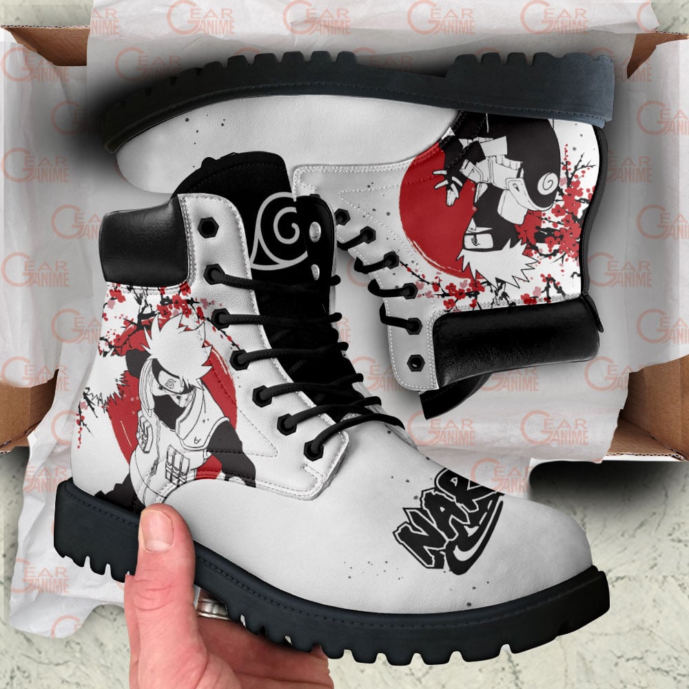 Kakashi Hatake Boots Anime Custom Shoes Japan Style