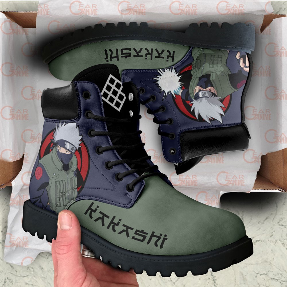 Kakashi Hatake Boots Custom Shoes For Anime Fans