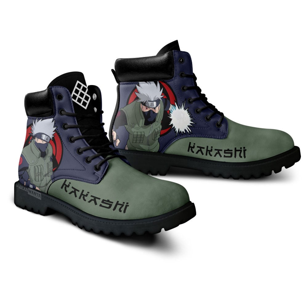 Kakashi Hatake Boots Custom Shoes For Anime Fans