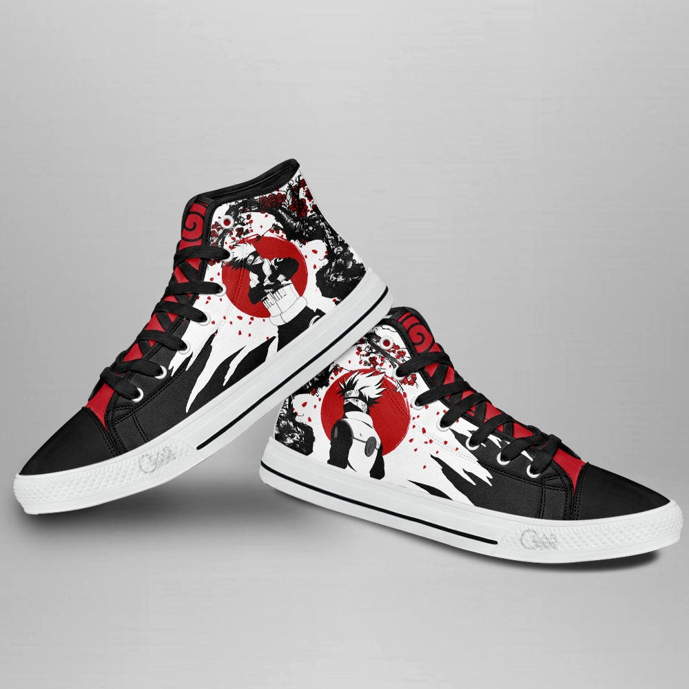 Kakashi Hatake High Top Shoes Custom NRT Anime Sneakers Japan Style