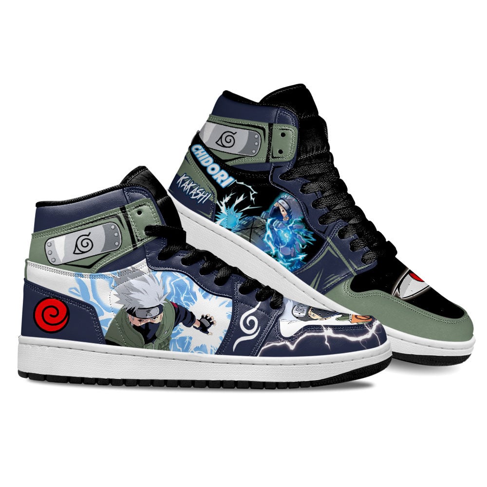 Kakashi Hatake JD1s Sneakers Anime Shoes For Otaku, Air Jordan Hightop