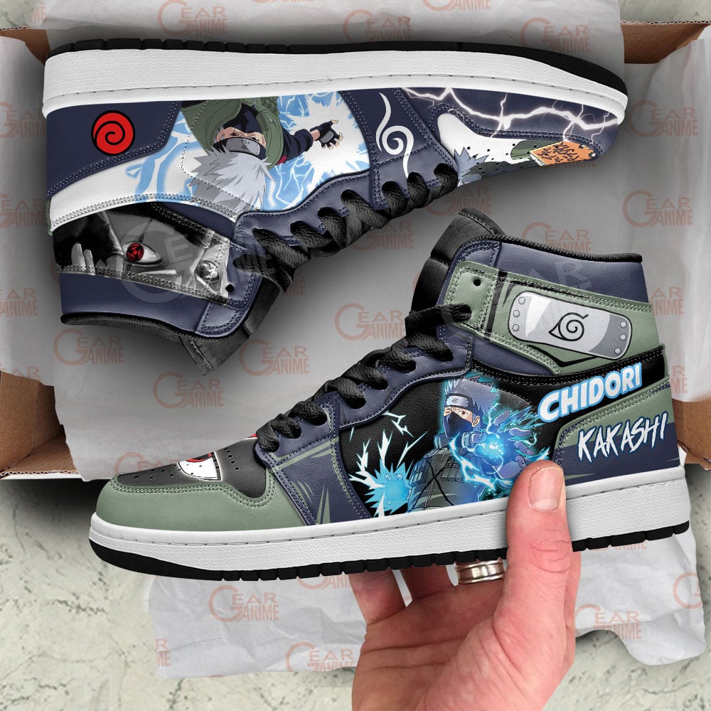 Kakashi Hatake JD1s Sneakers Anime Shoes For Otaku, Air Jordan Hightop