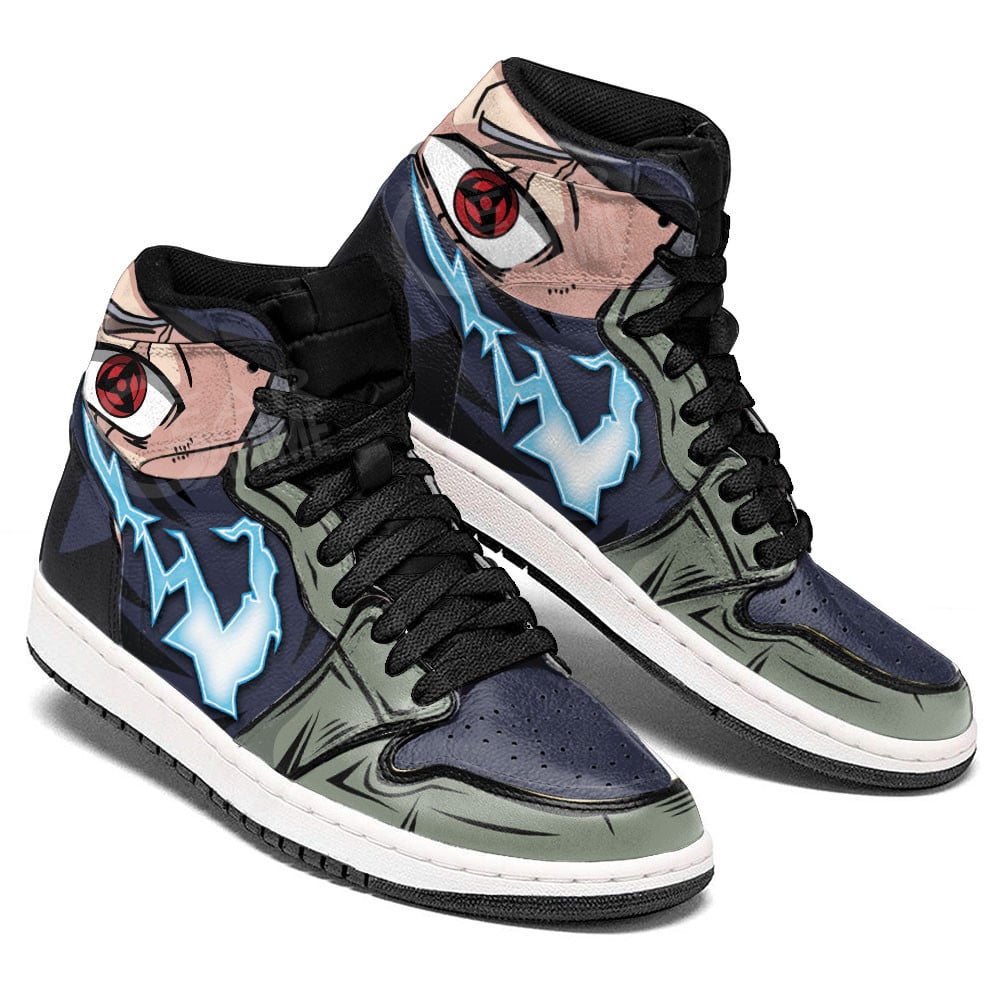 Kakashi Hatake JD1s Sneakers Naruto Anime Shoes, Air Jordan Hightop