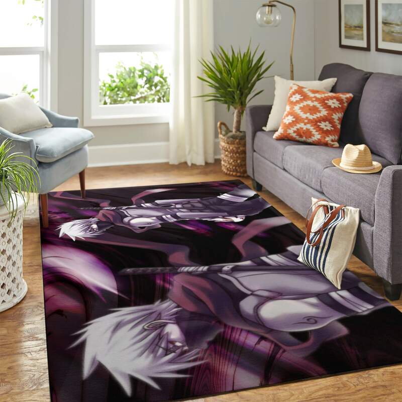 Kakashi Naruto Carpet Rectangle Rug