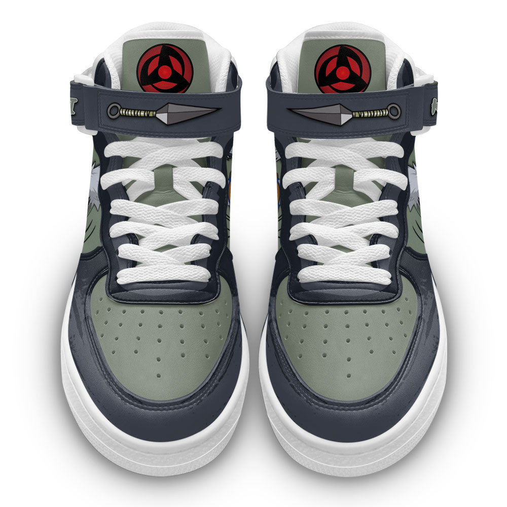 Kakashi Sneakers Air Mid Custom Anime Shoes