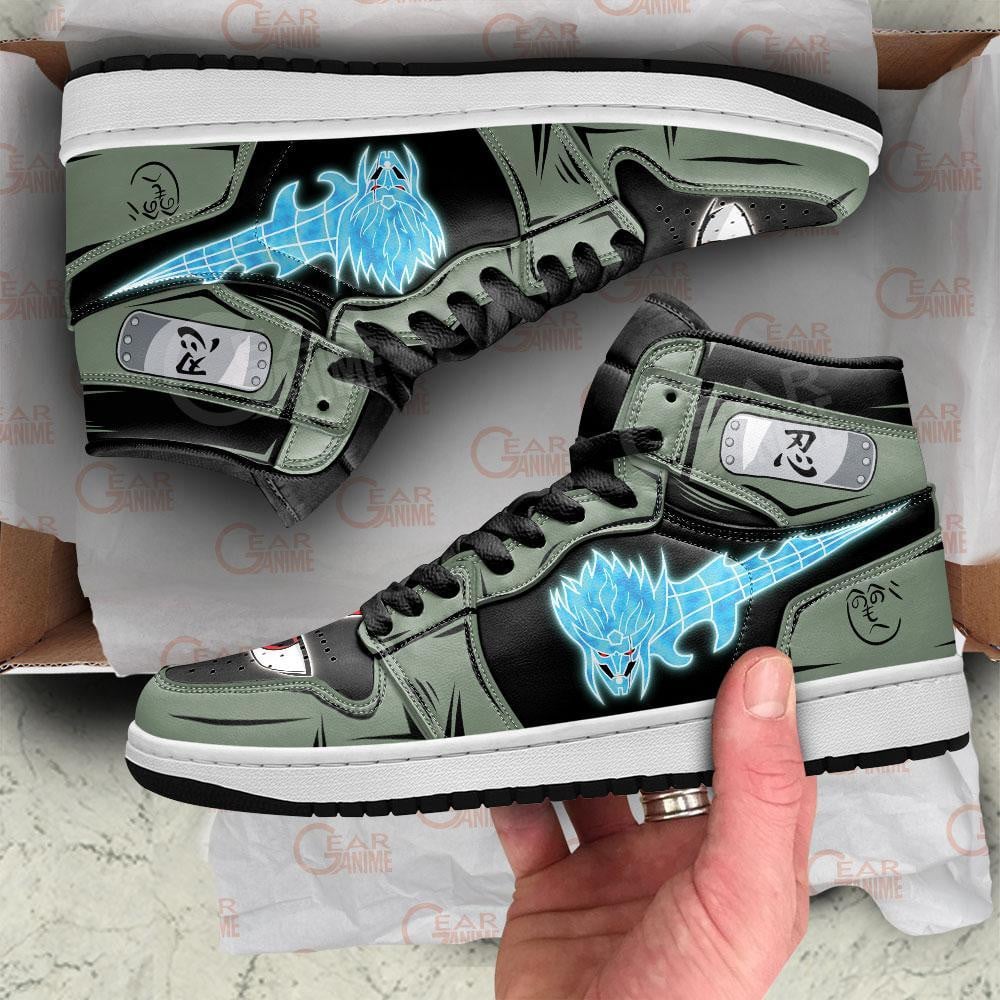 Kakashi Susanoo JD1s Sneakers Anime Shoes, Air Jordan Hightop