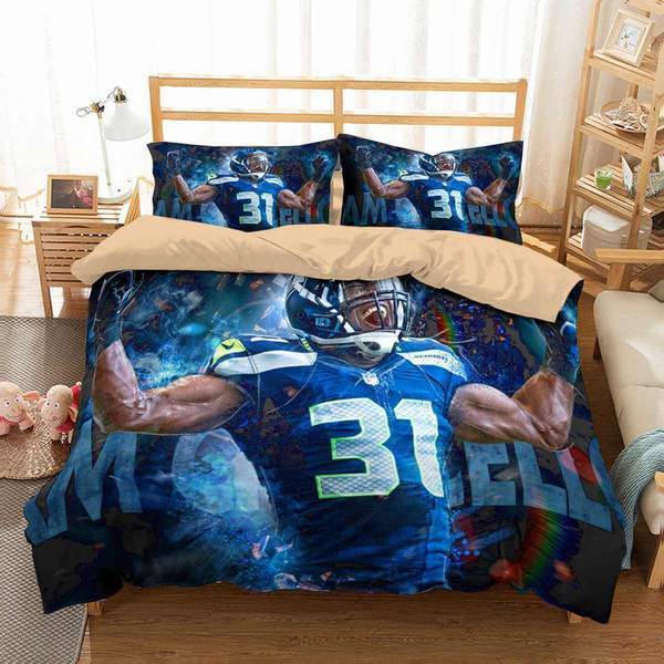 Kam Chancellor Seattle Seahawks 3D Customized Duvet Cover Bedding Set