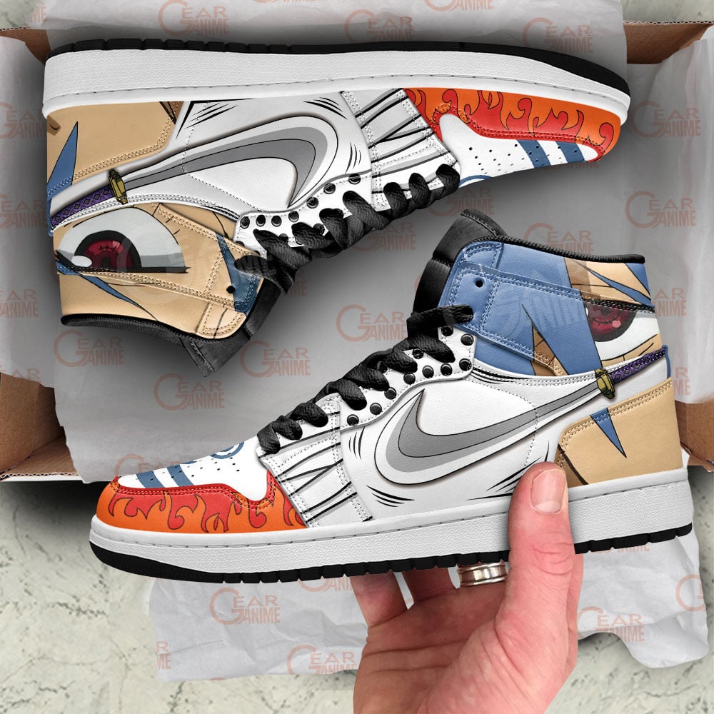 Kamina JD1s Sneakers Gurren Lagann Anime Shoes, Air Jordan Hightop