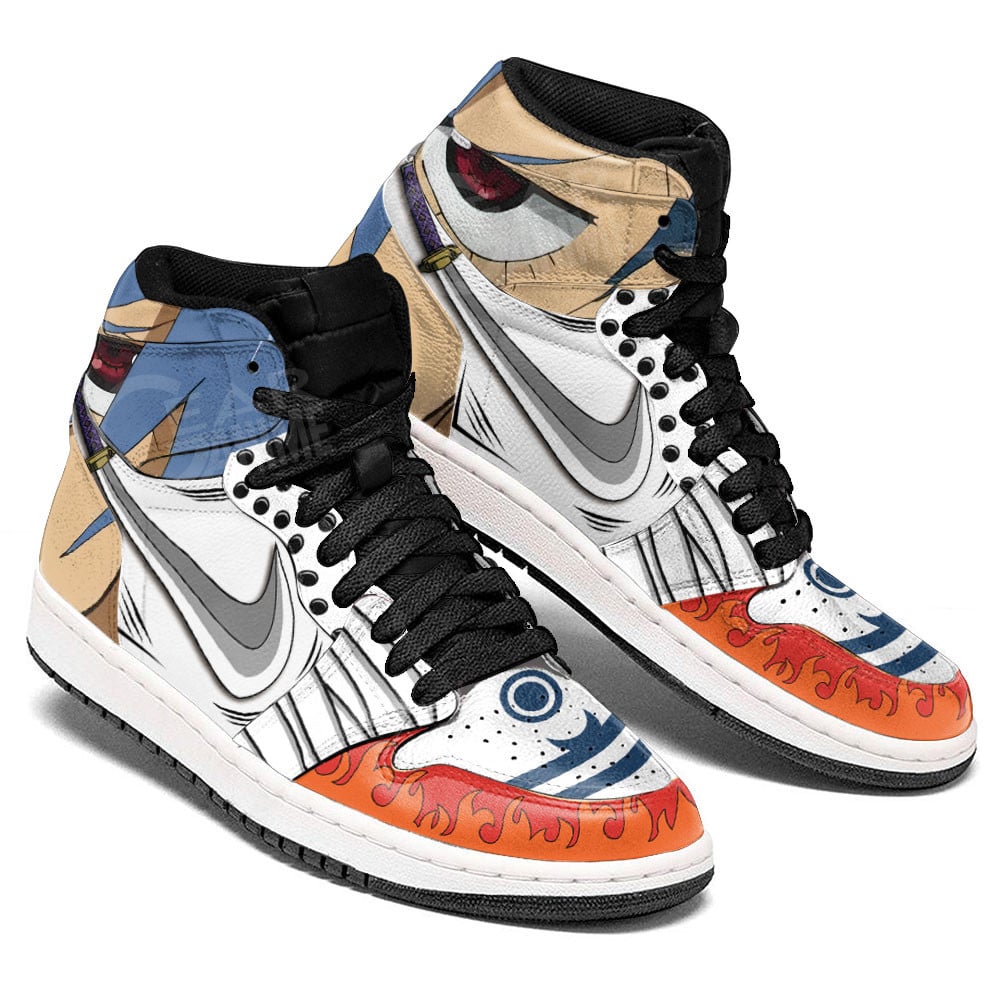 Kamina JD1s Sneakers Gurren Lagann Anime Shoes, Air Jordan Hightop
