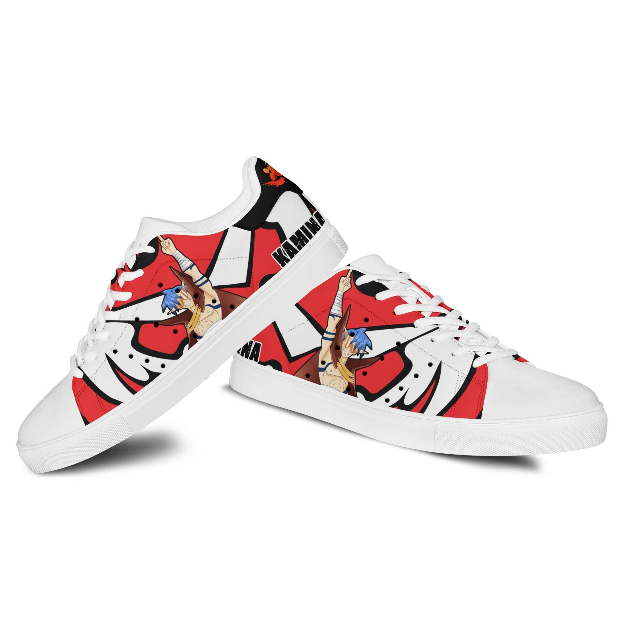 Kamina Skate Sneakers Custom Anime Tengen Toppa Gurren Lagann Shoes