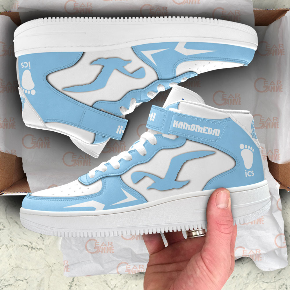 Kamomedai Sneakers Air Mid Custom Haikyuu Anime Shoes
