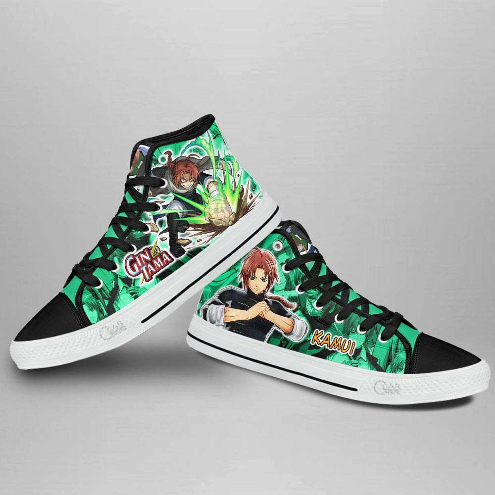 Kamui High Top Shoes Custom Gintama Anime Sneakers