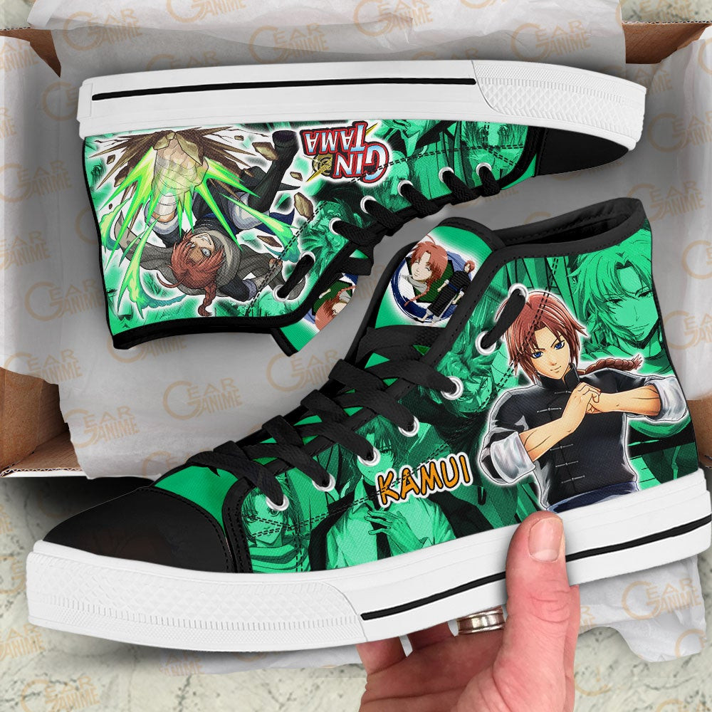 Kamui High Top Shoes Custom Gintama Anime Sneakers