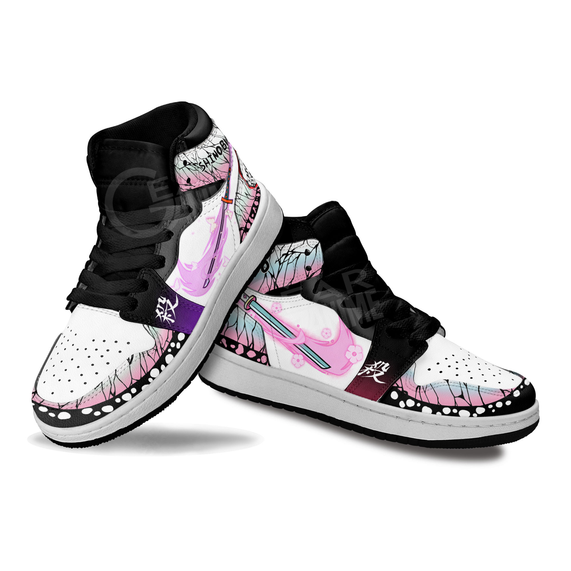 Kanao and Shinobu Kids Sneakers Demon Slayer Anime Shoes For Kids