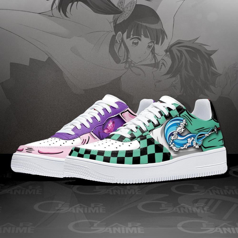 Kanao and Tanjiro Air Sneakers Custom Demon Slayer Anime Shoes