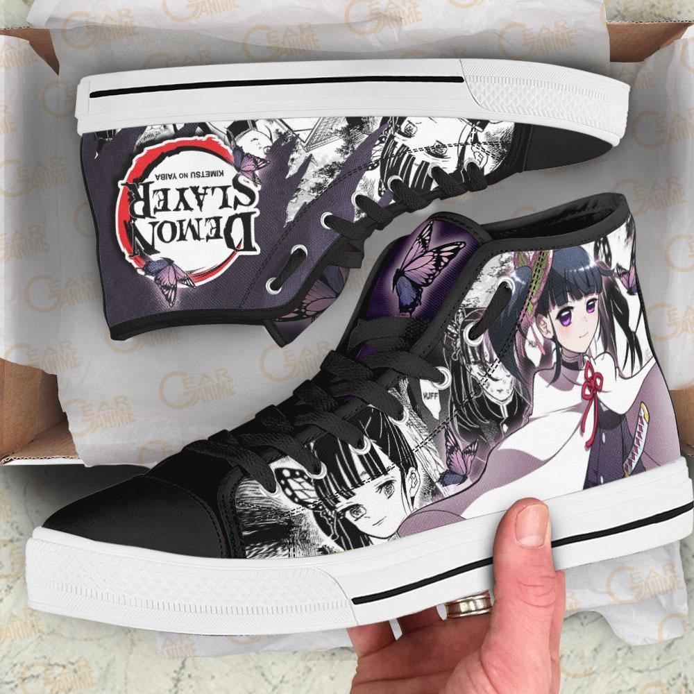 Kanao High Top Shoes Custom Anime Demon Slayer Sneakers
