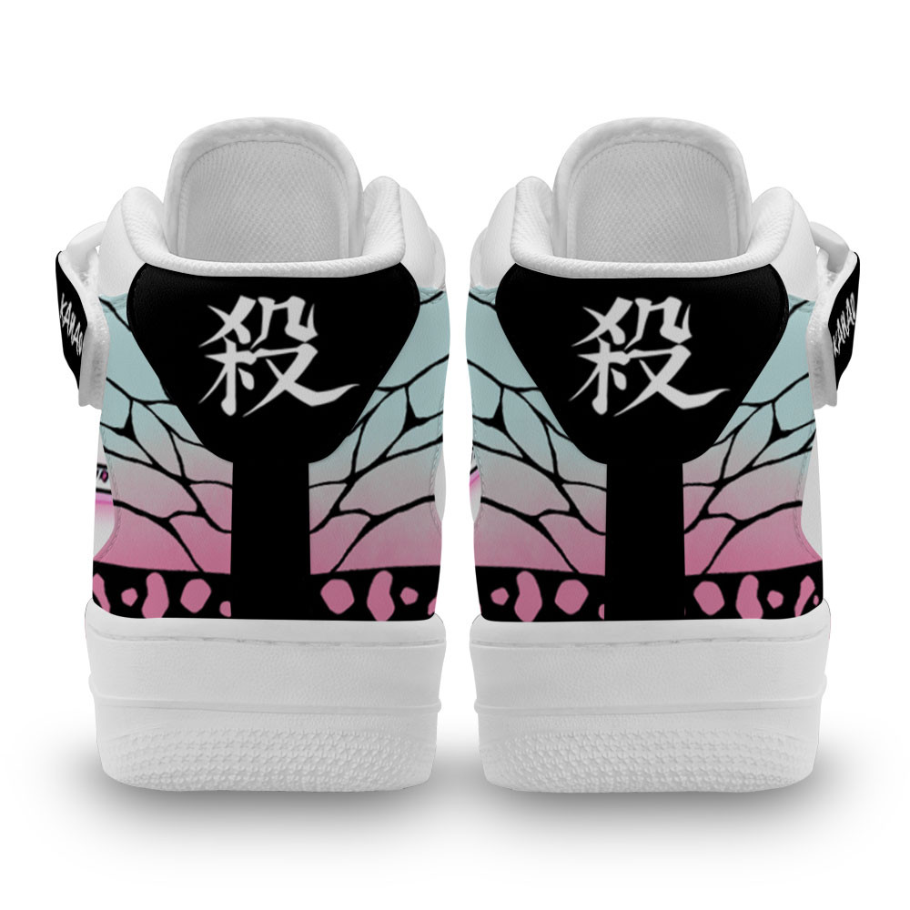 Kanao Sneakers Air Mid Custom Anime Demon Slayer Shoes