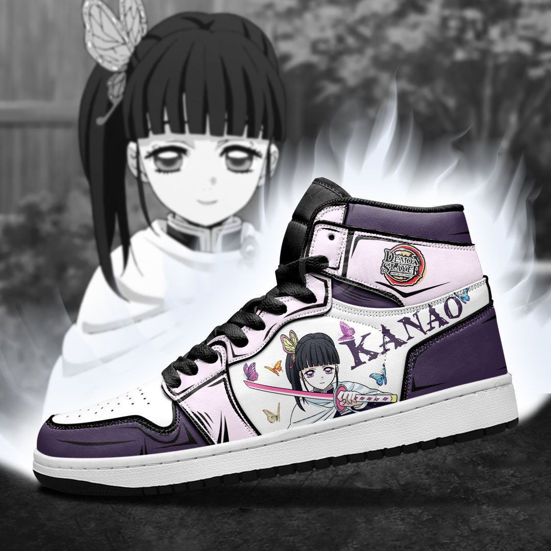 Kanao Tsuyuri Demon Slayer Anime 1 High Top Air Jordan Sneaker, Air Jordan Hightop
