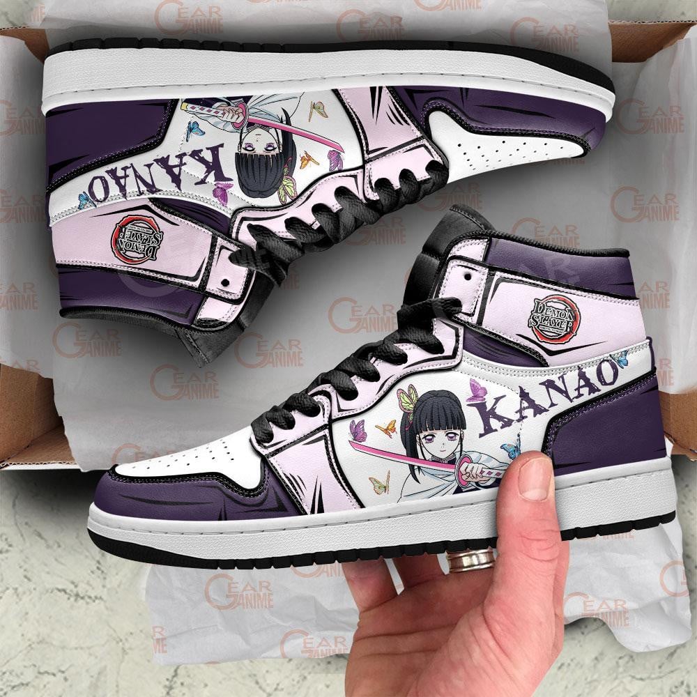 Kanao Tsuyuri JD1s Sneakers Demon Slayer Anime Shoes, Air Jordan Hightop