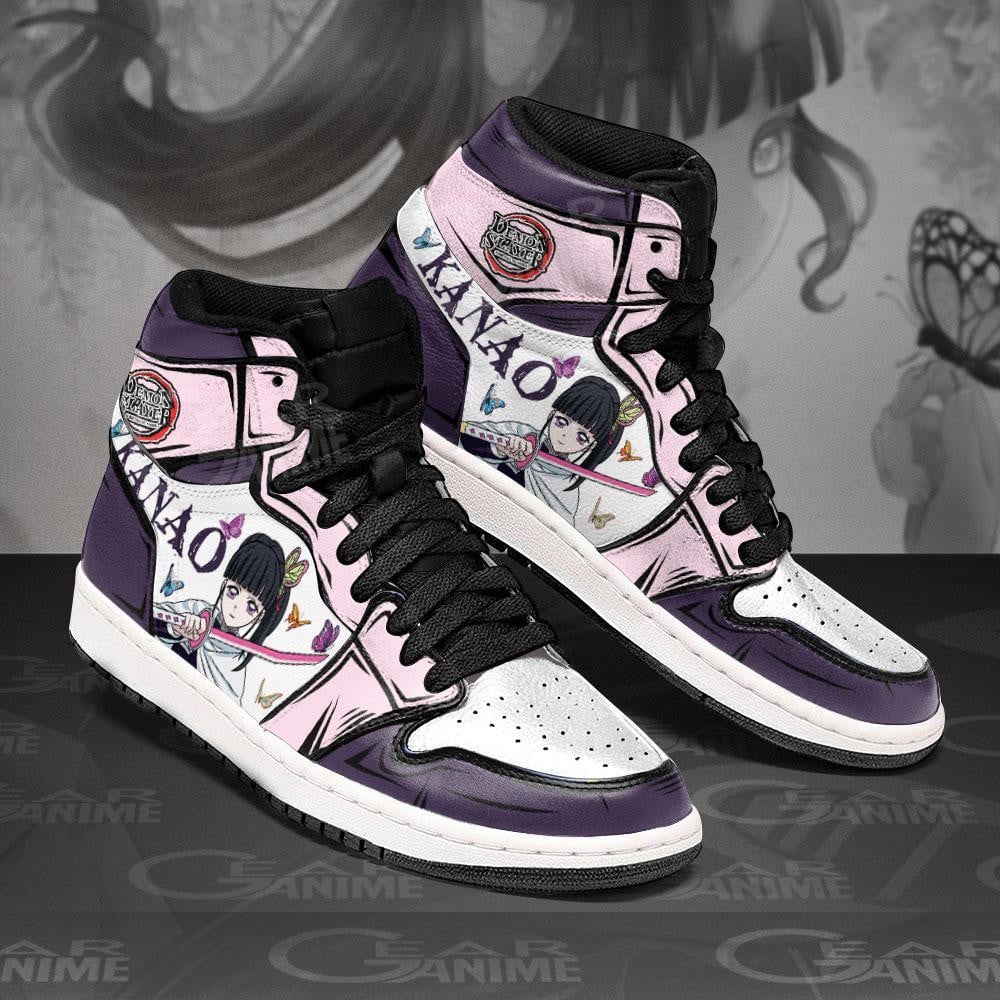 Kanao Tsuyuri JD1s Sneakers Demon Slayer Anime Shoes, Air Jordan Hightop