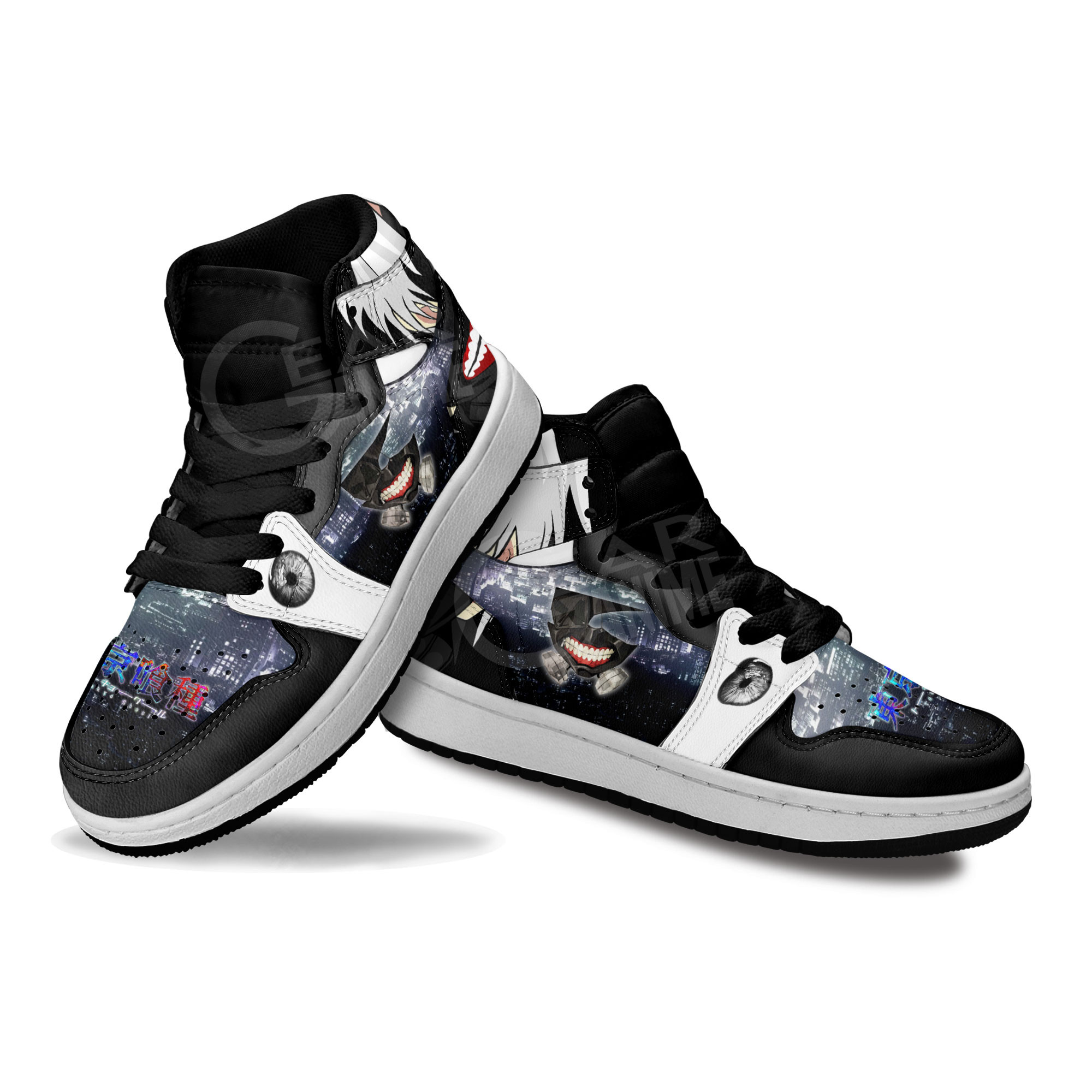 Kaneki Ken Kids Sneakers Tokyo Ghoul Anime Kids Shoes