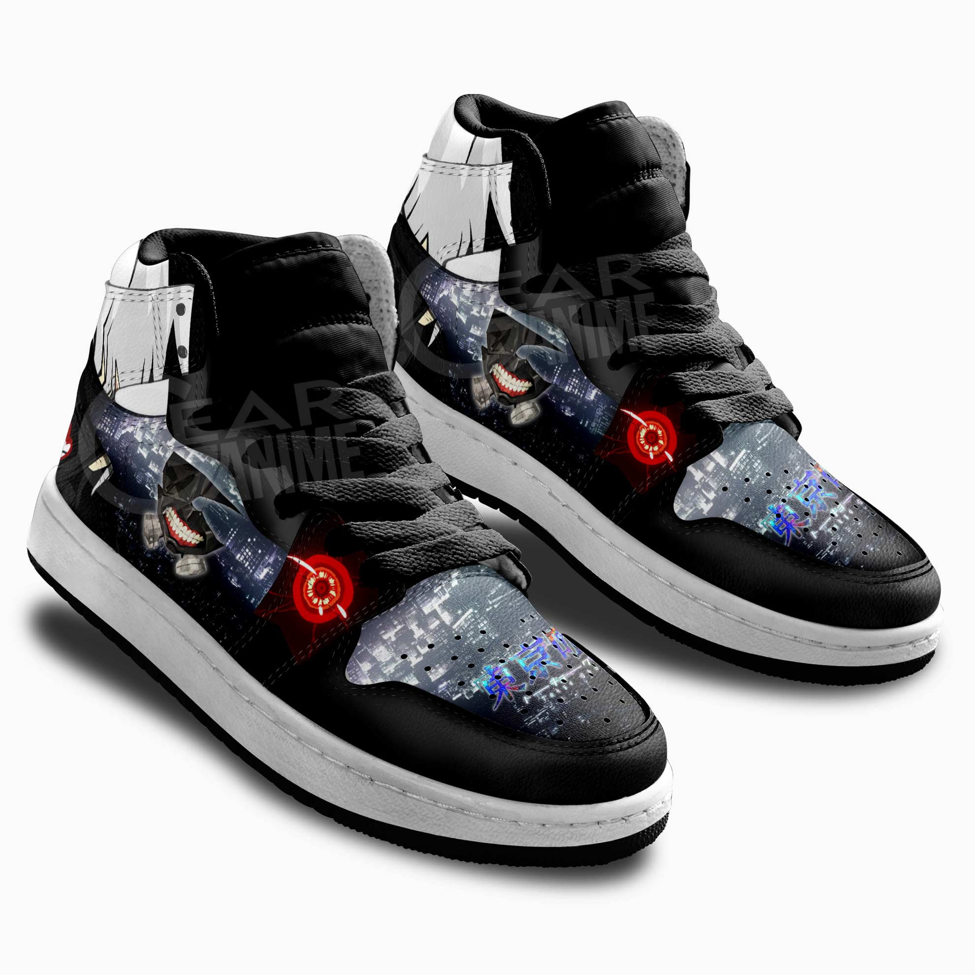 Kaneki Ken Kids Sneakers Tokyo Ghoul Anime Kids Shoes