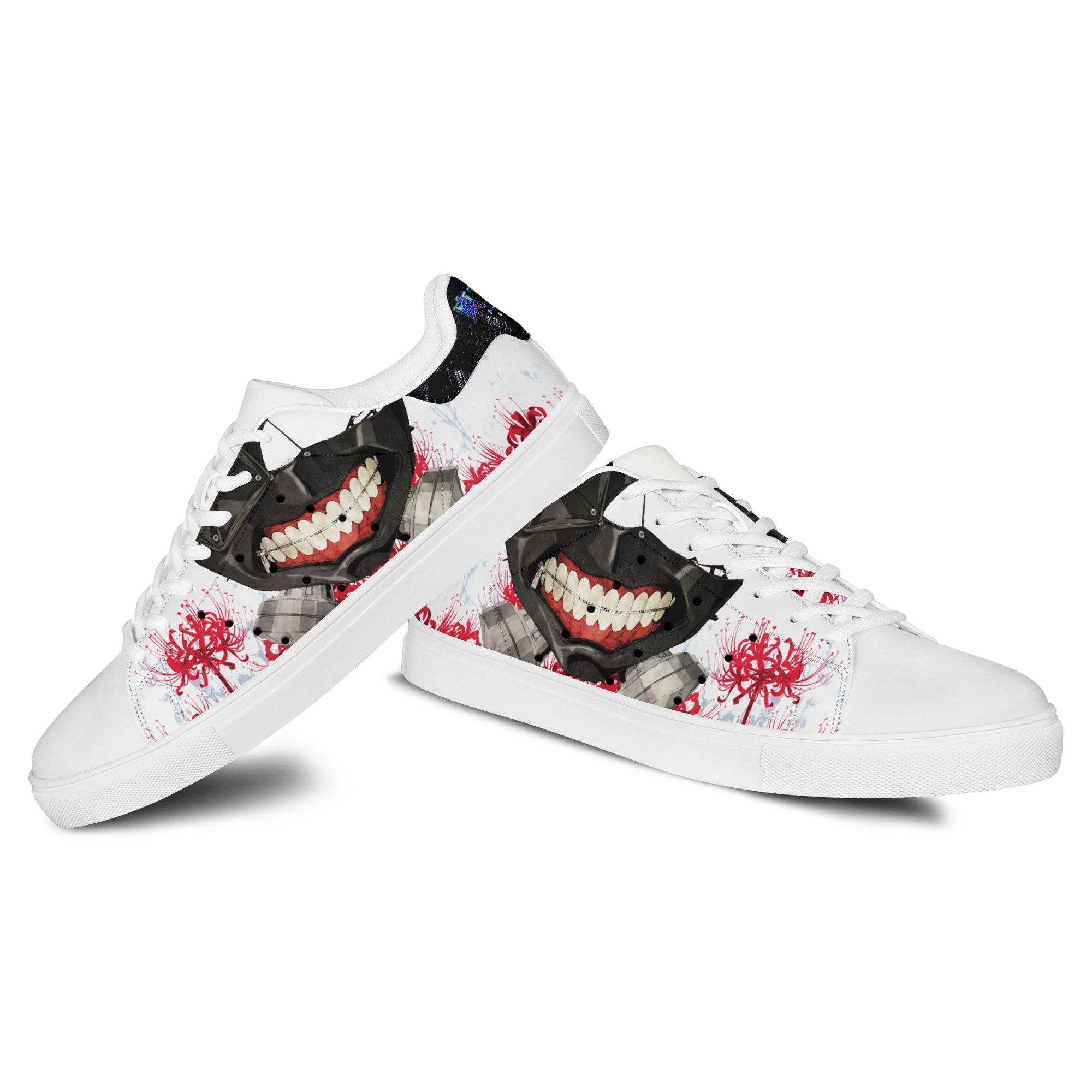 Kaneki Ken Mask Skate Sneakers Custom Anime Tokyo Ghoul Shoes