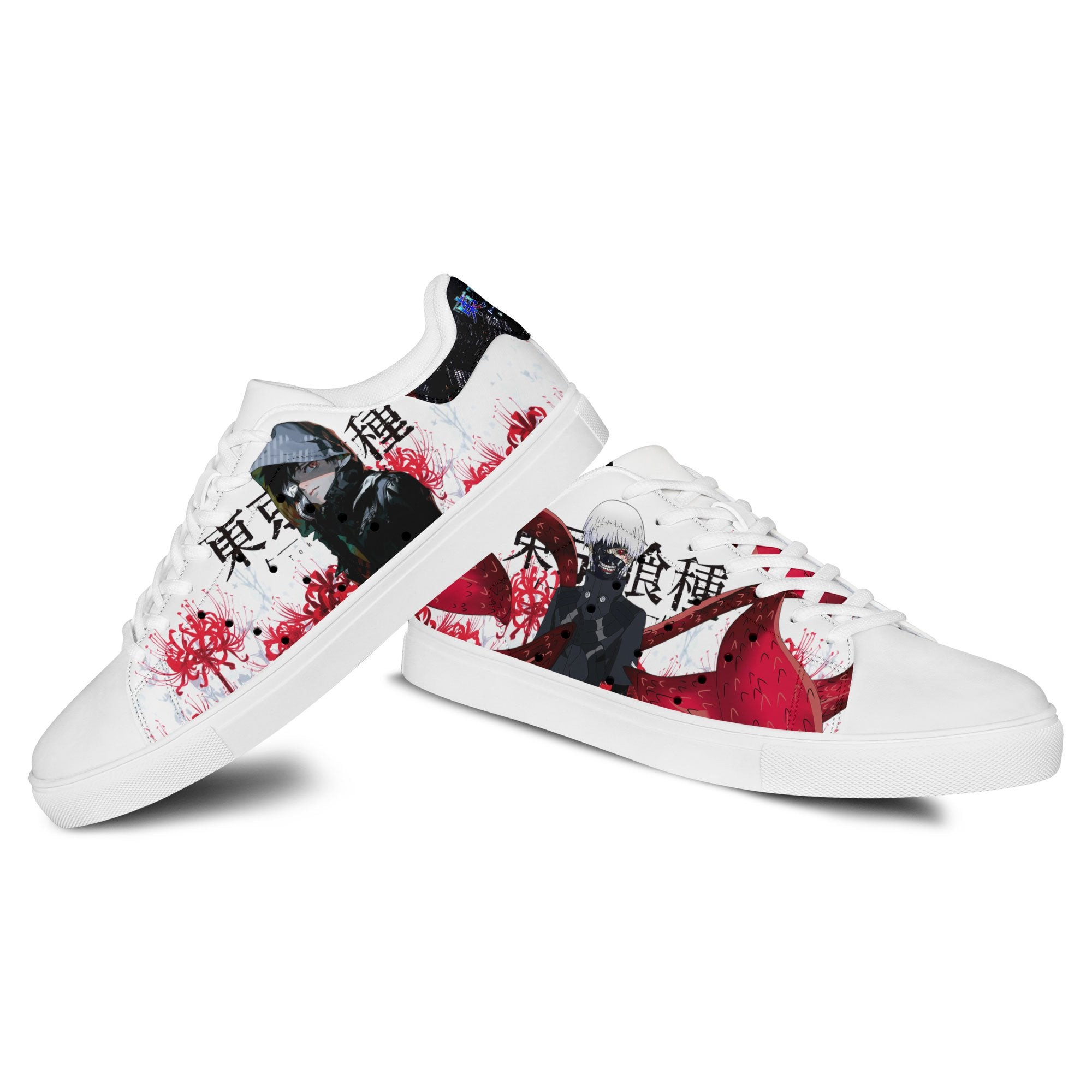 Kaneki Ken Skate Sneakers Custom Anime Tokyo Ghoul Shoes