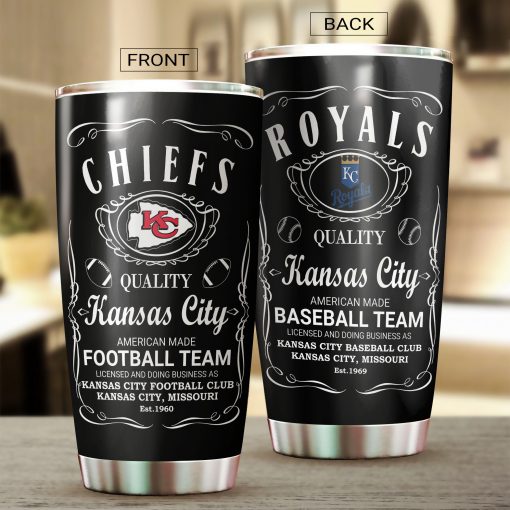 Kansas City Chiefs-Kansas City Royals-Tumbler Cup 20oz, 30oz, Combo 20oz+30oz