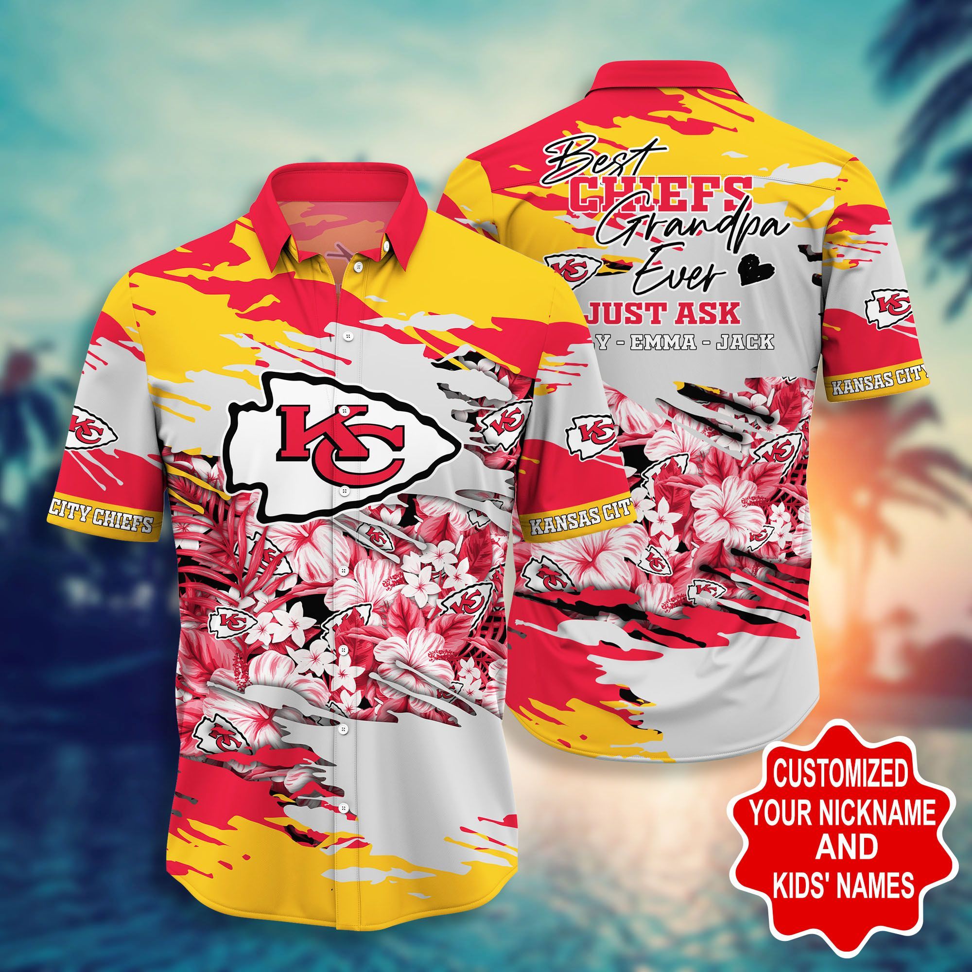 Kansas City Chiefs -Pesonalized Hawaii Shirt STYLE HOT TRENDING SUMMER