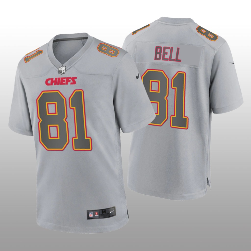 Kansas City Chiefs Blake Bell Gray Jersey Atmosphere Fashion Game - Men's