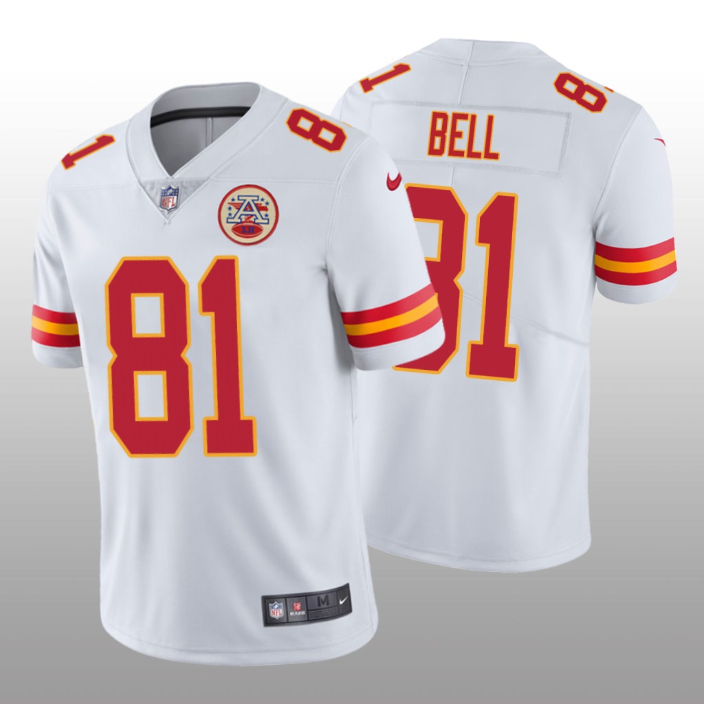 Kansas City Chiefs Blake Bell White Jersey Vapor Limited - Men's