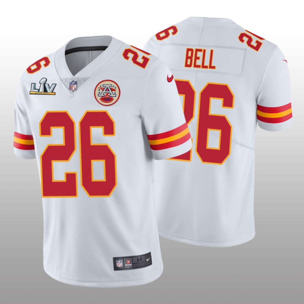 Kansas City Chiefs Bobby Bell White Vapor Limited Jersey Super Bowl LV - Men's
