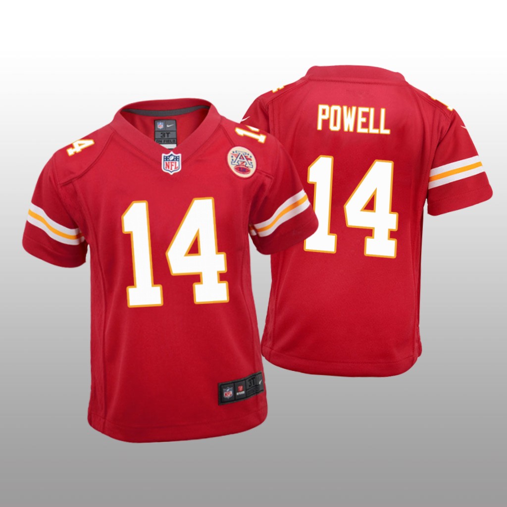 Kansas City Chiefs Cornell Powell Red Jersey Game - Youth