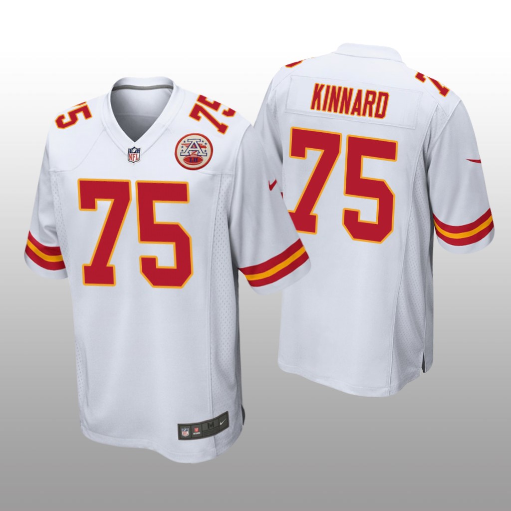 Kansas City Chiefs Darian Kinnard White Jersey Game - Men's
