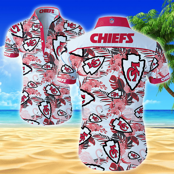 Kansas City Chiefs Flower Hawaiian Shirt