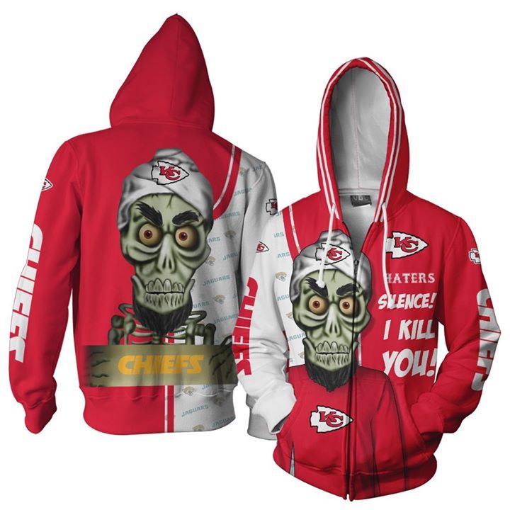 Kansas city chiefs haters silence the dead terrorist 3D Hoodie