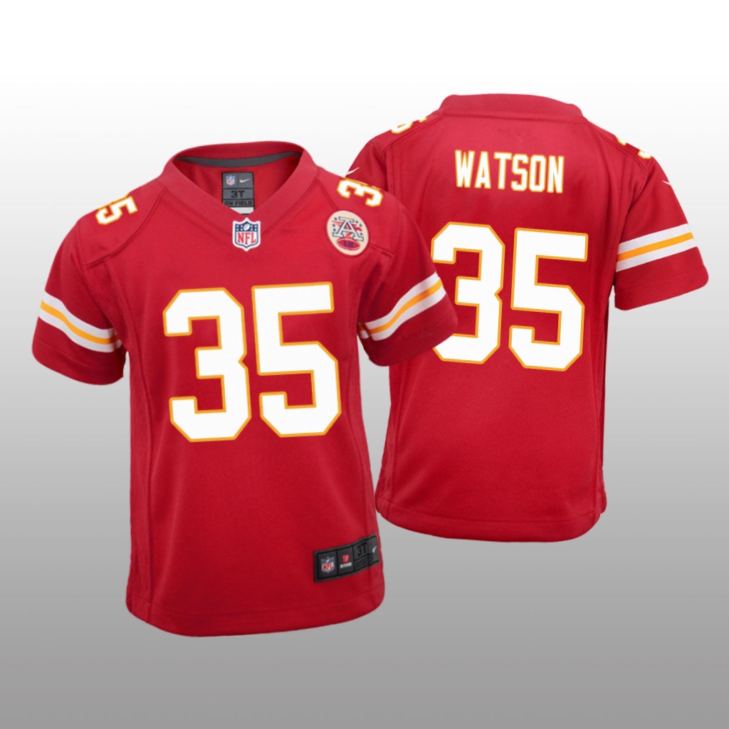 Kansas City Chiefs Jaylen Watson Red Jersey Game - Youth