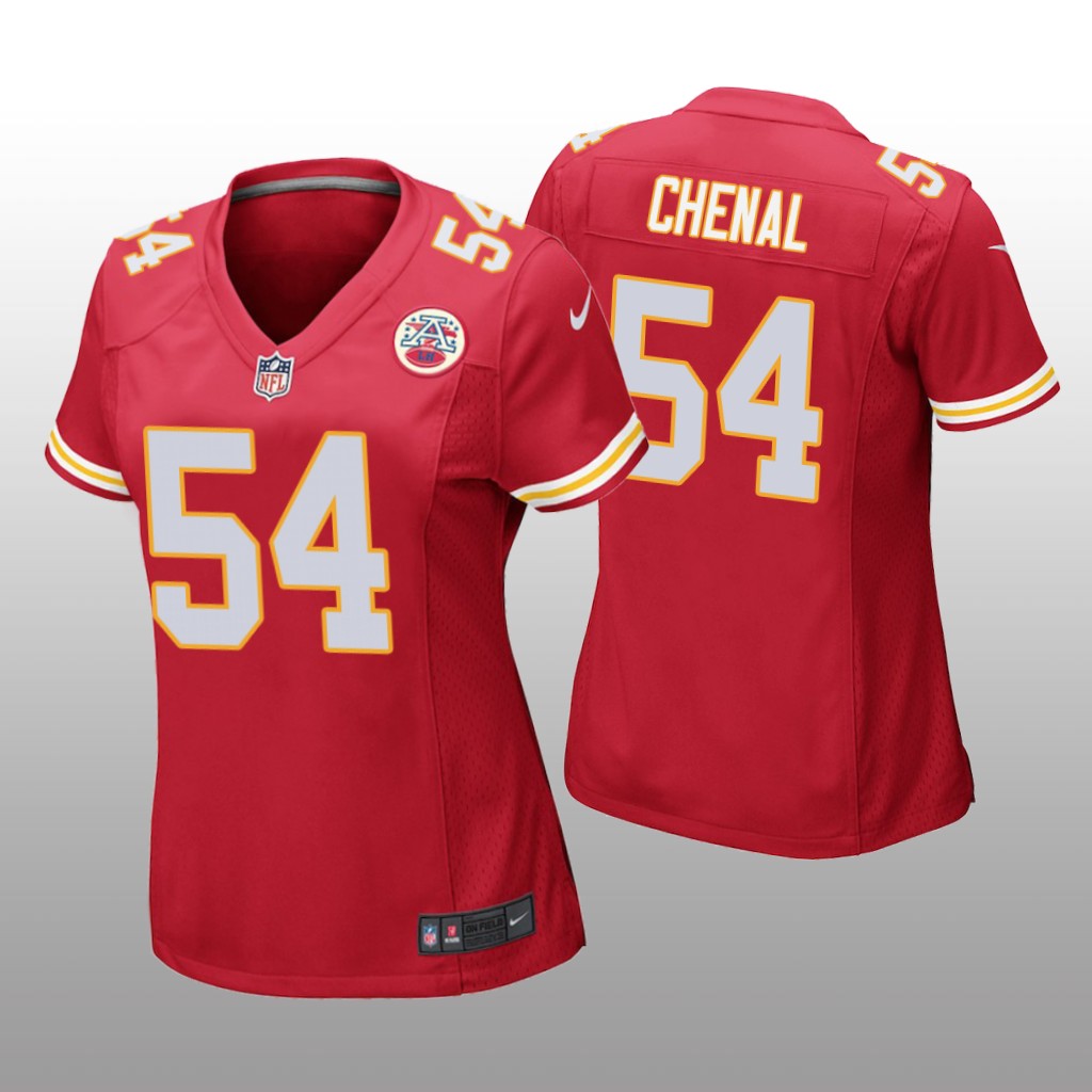 Kansas City Chiefs Leo Chenal Red Jersey Game - Women's