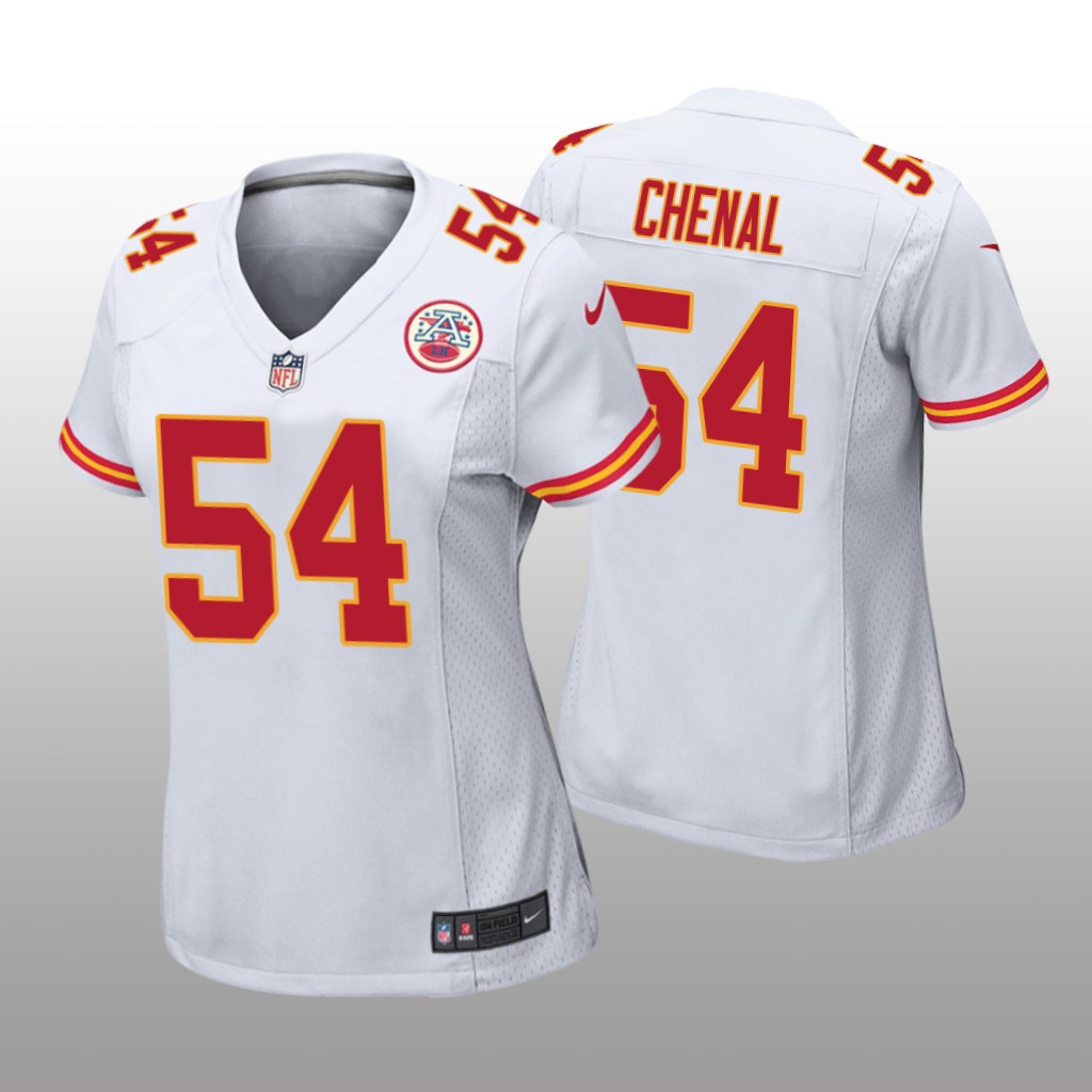 Kansas City Chiefs Leo Chenal White Jersey Game - Women's
