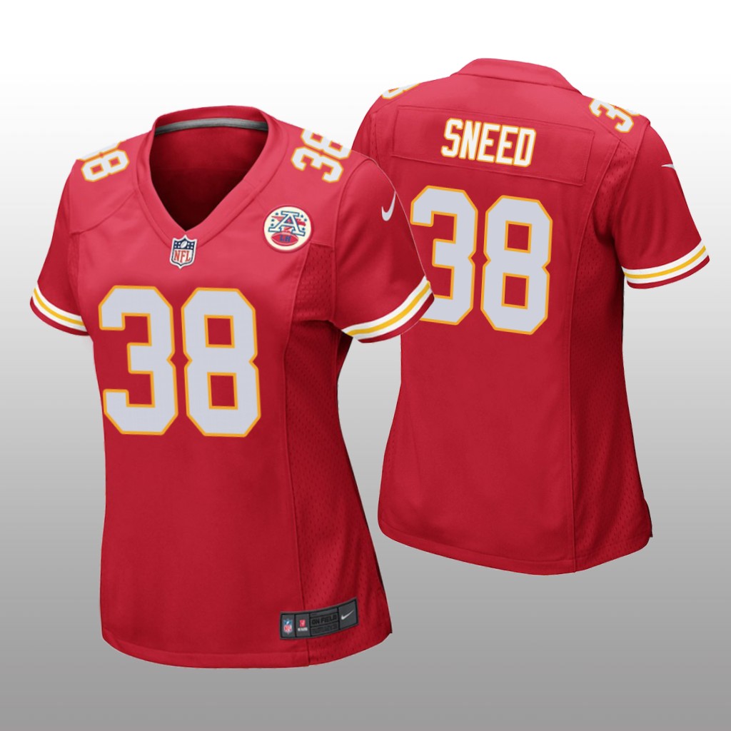 Kansas City Chiefs L'Jarius Sneed Red Jersey Game - Women's