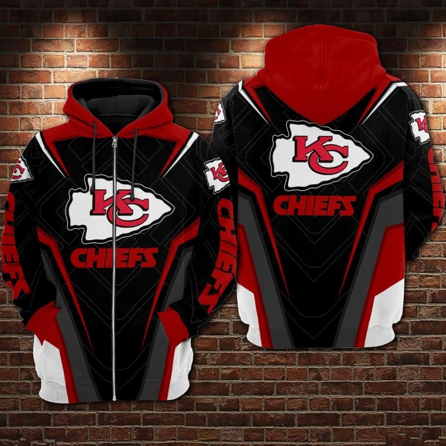 Kansas city chiefs logo for fan 3D Hoodie