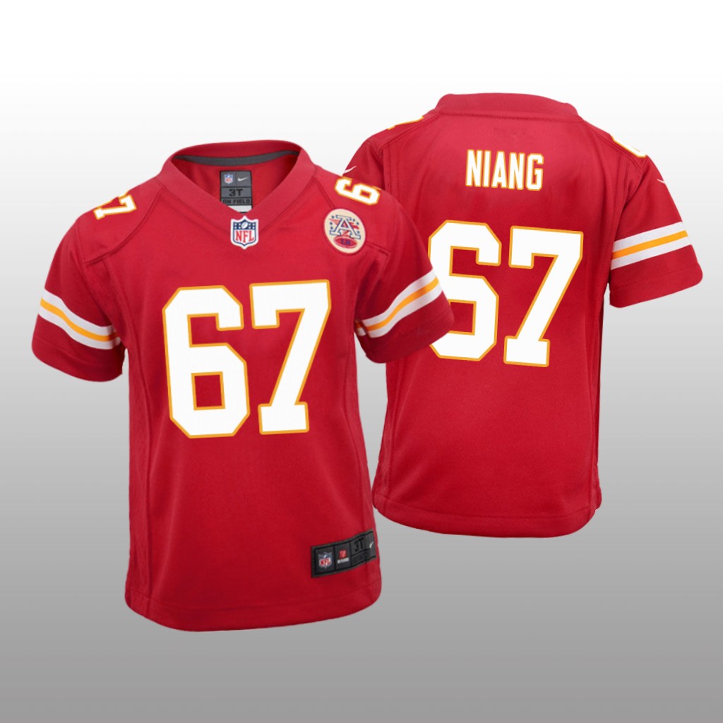 Kansas City Chiefs Lucas Niang Red Jersey Game - Youth
