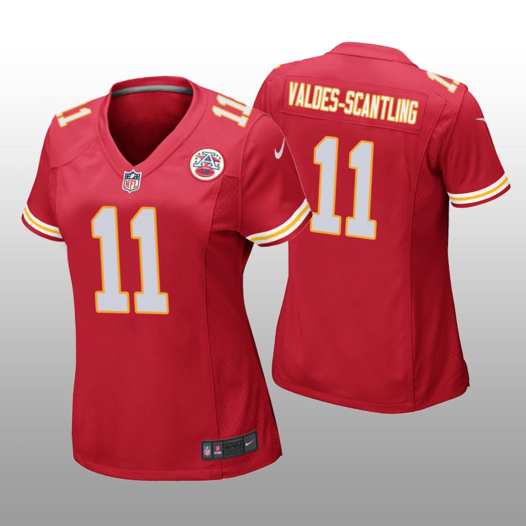 Kansas City Chiefs Marquez Valdes-Scantling Red Jersey Game - Women's