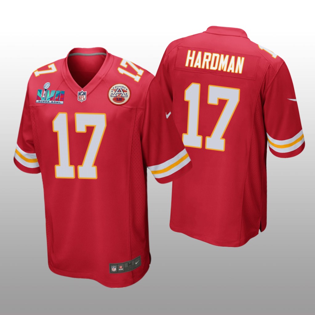Kansas City Chiefs Mecole Hardman Red Game Jersey Super Bowl LVII - Men's