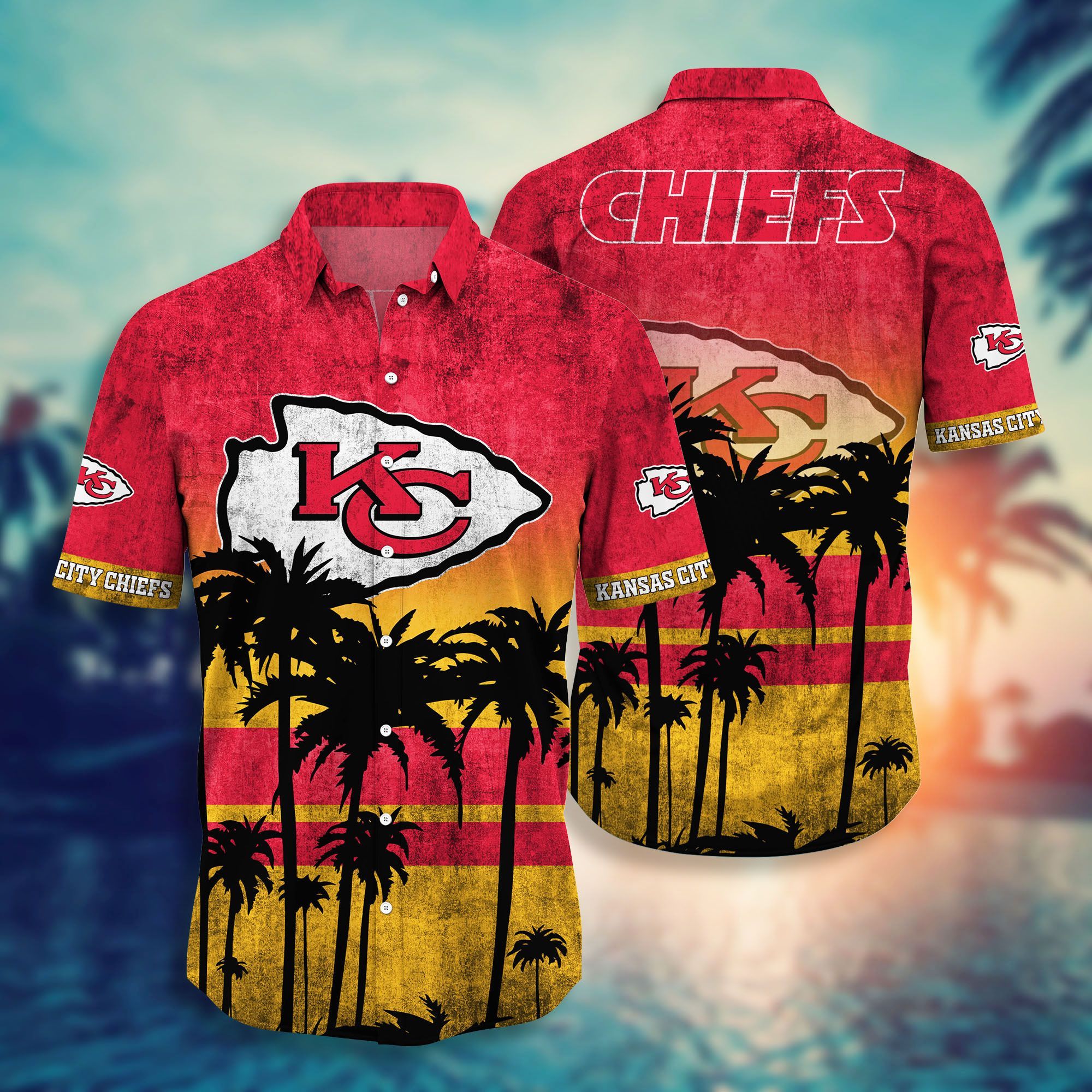 Kansas City Chiefs NFL-Hawaii Shirt Style Hot Trending Summer-Hawaiian NFL