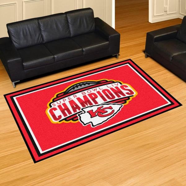 Kansas City Chiefs Nfl Family Decorative Floor Rectangle Rug