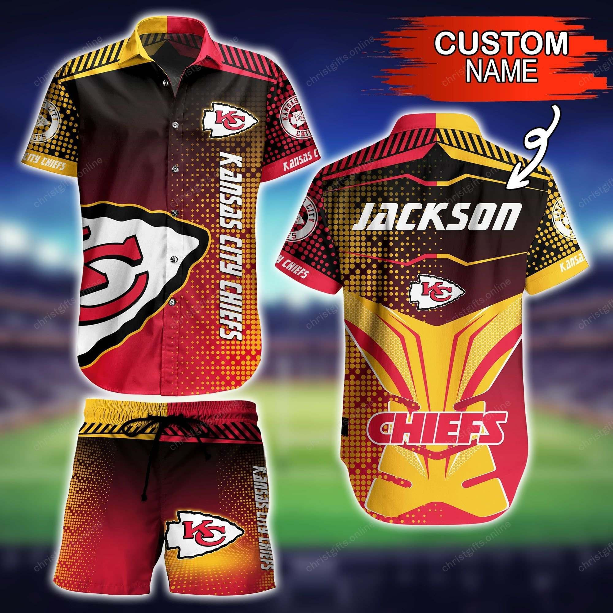 Kansas City Chiefs Nfl Personalize Hawaii Shirt Style