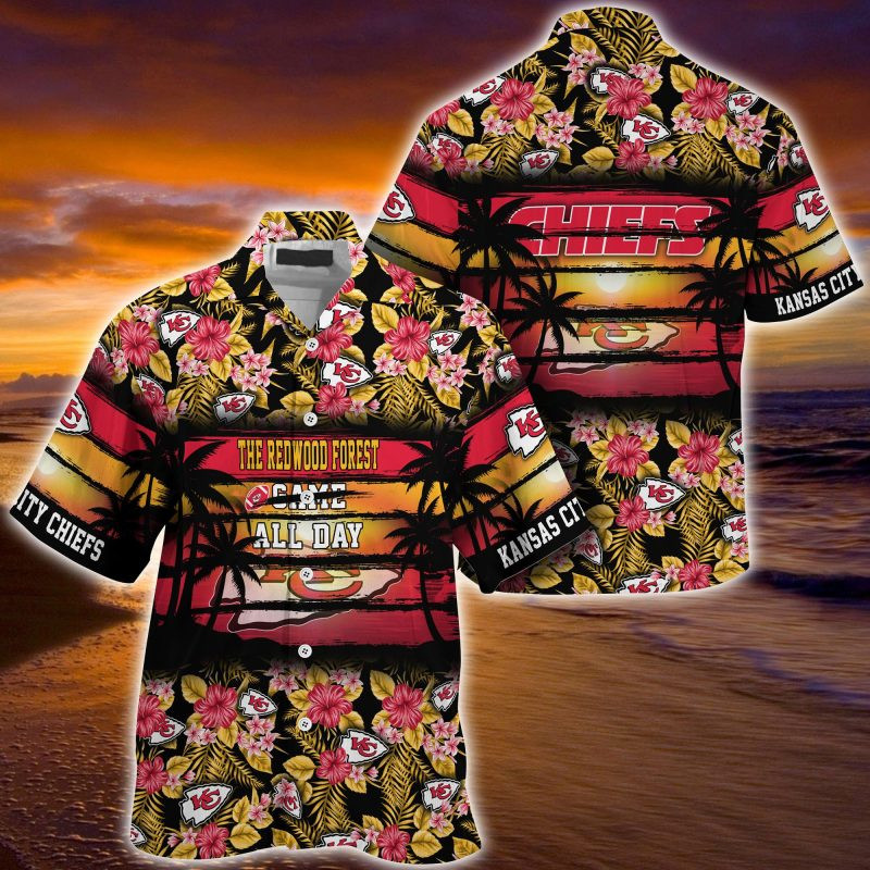 Kansas City Chiefs NFL Summer – Hawaii Shirt For This Season – Gift For Sport Lovers Floral Pattern