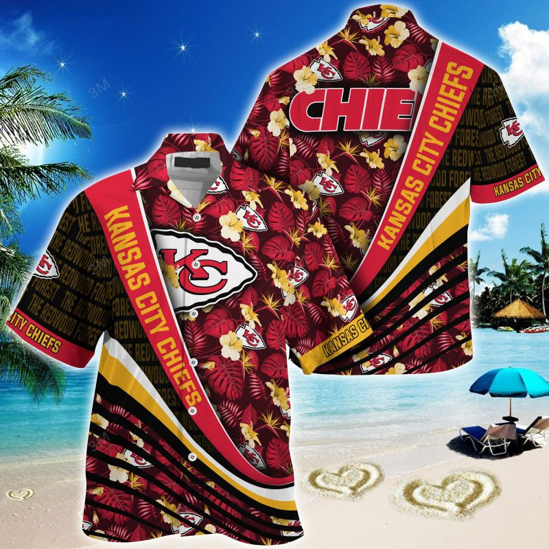 Kansas City Chiefs NFL Summer – Hawaii Shirt For This Season – Gift For Sport Lovers With Tropical Flower Pattern